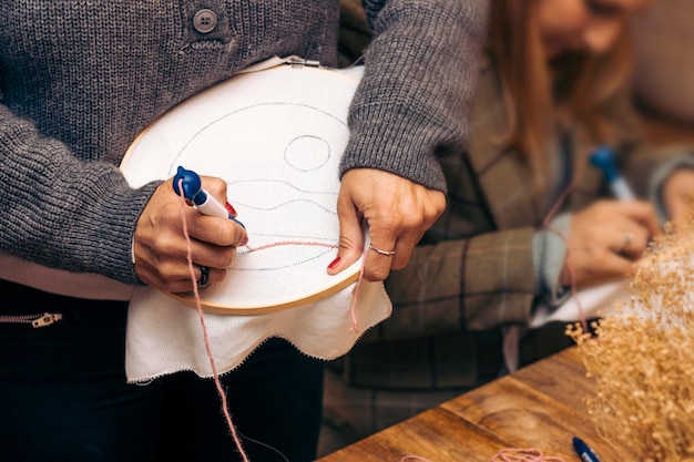 Workshop vyšívania